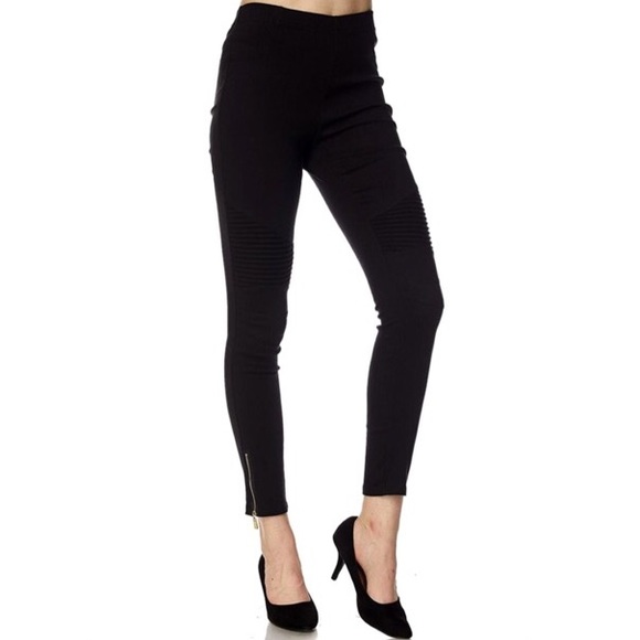 ✨LAST ONE ✨Stretch Moto leggings - Picture 4 of 6